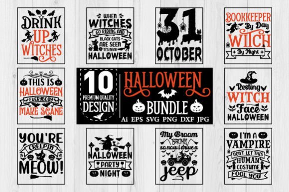 Download Halloween Quotes SVG Design Bundle Vol 5 - Svg design Collection