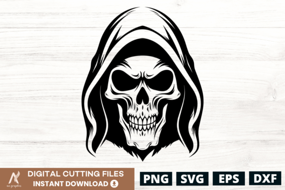 Download Ghost Skull Face SVG Design - 2 - Svg design Collection