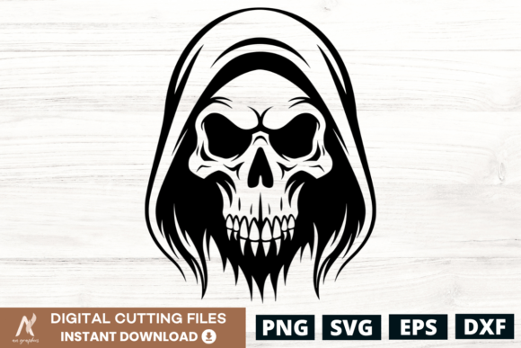 Download Ghost Skull Face SVG Design - 7 - Svg design Collection