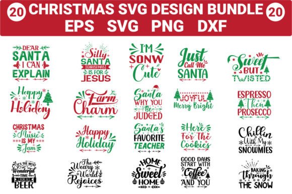 Download Christmas Svg Design Bundle - Svg design Collection