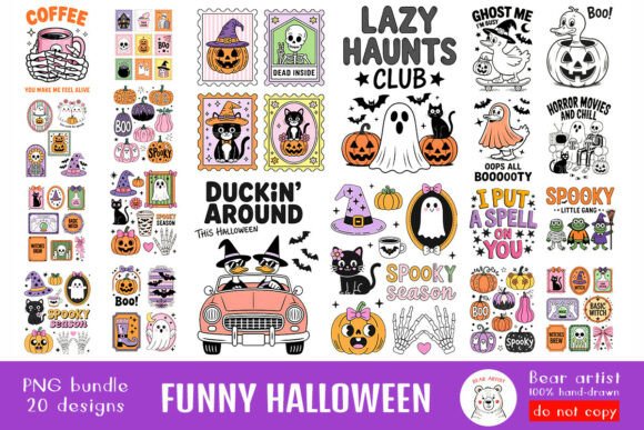 Download Funny Halloween PNG Bundle - Premium Resources
