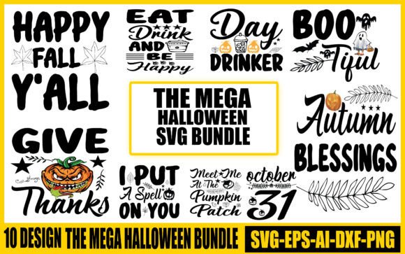 Download FREE Halloween SVG Design Bundle - Svg design Collection