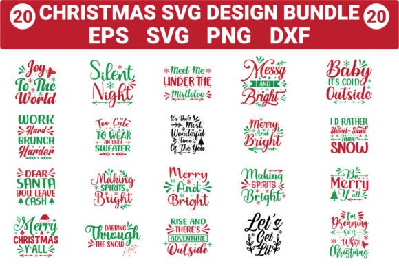 Download Christmas Svg Design Bundle - Svg design Collection