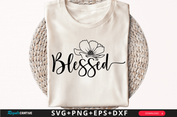 Download Blessed T-Shirt Svg Design - Svg design Collection