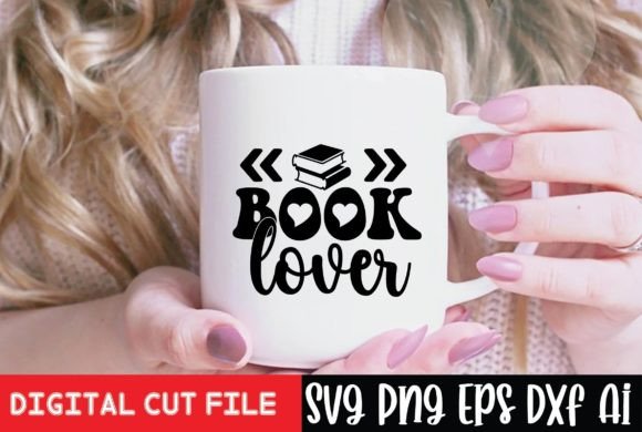 Download Book Lover SVG Design - Svg design Collection