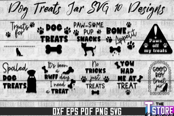 Download Dog Treat Jar SVG Design |Dog Treats SVG - Svg design Collection